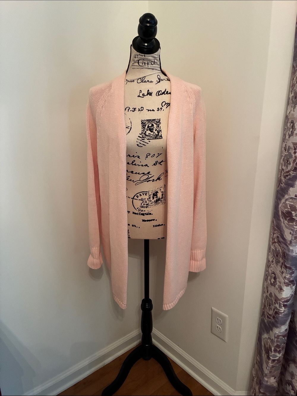 Loft Outlet Light Peach Open-Front Women's Cardigan